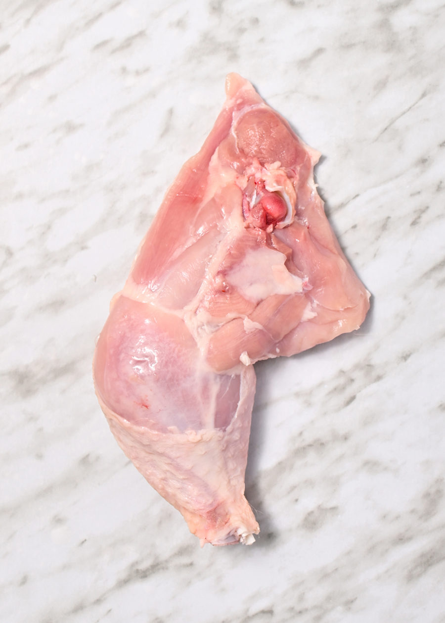 Muslo de pollo de granja